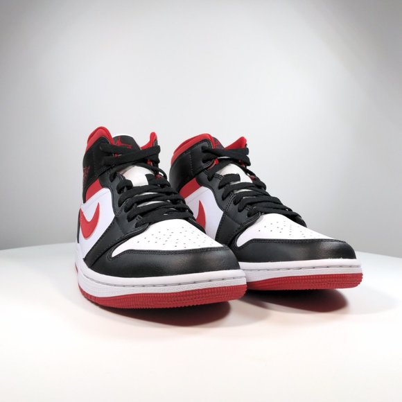 AIR JORDAN 1 MID 'METALLIC RED'  BRED - Picture 2 of 4